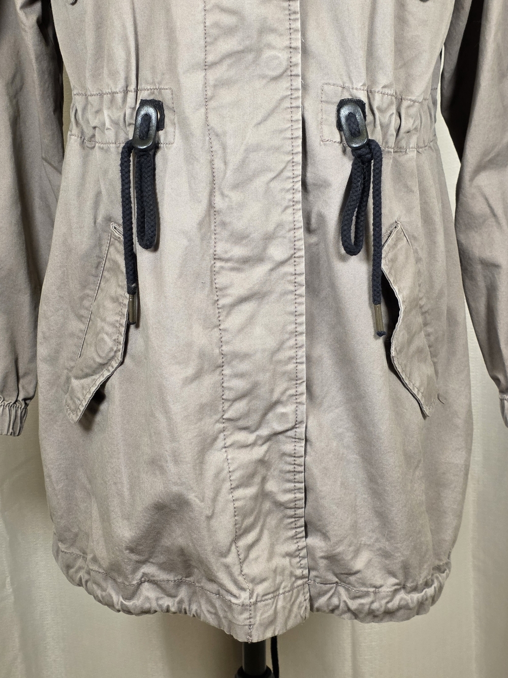 Day to Day Blu Pepper Taupe Utility Anorak Jacket Small - Picture 6 of 14